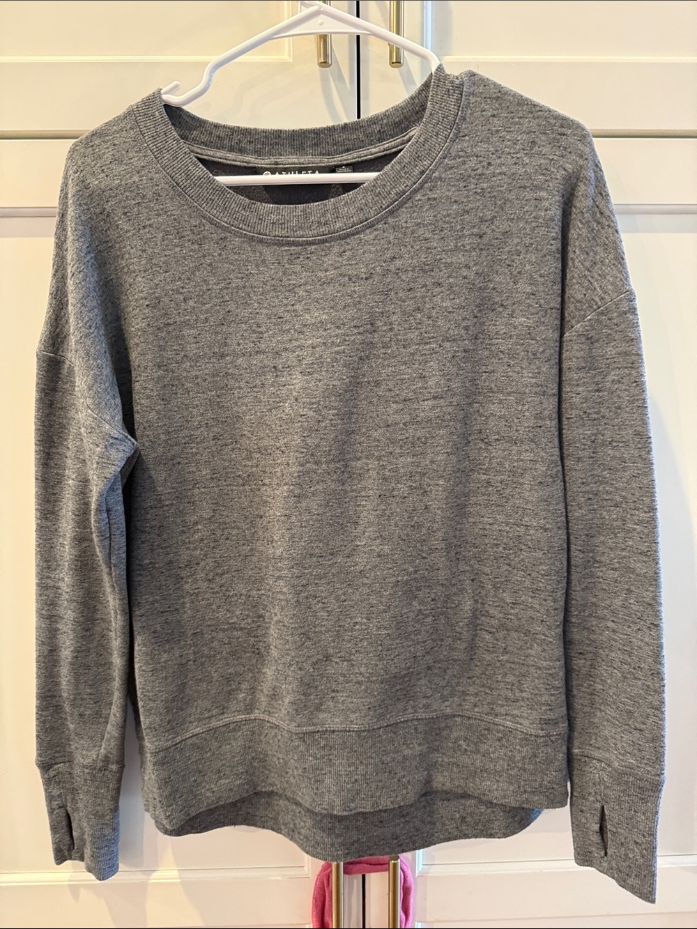 Athleta Gray Crewneck Sweatshirt
